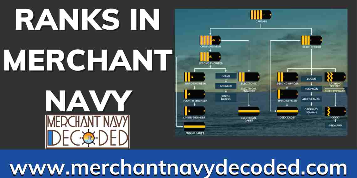 RANKS IN MERCHANT NAVY Merchant Navy Decoded