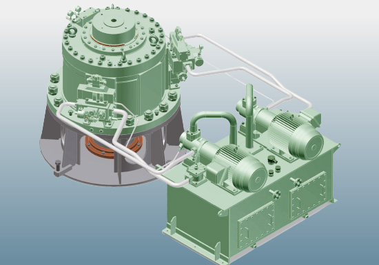 Rotary vane type steering gear system