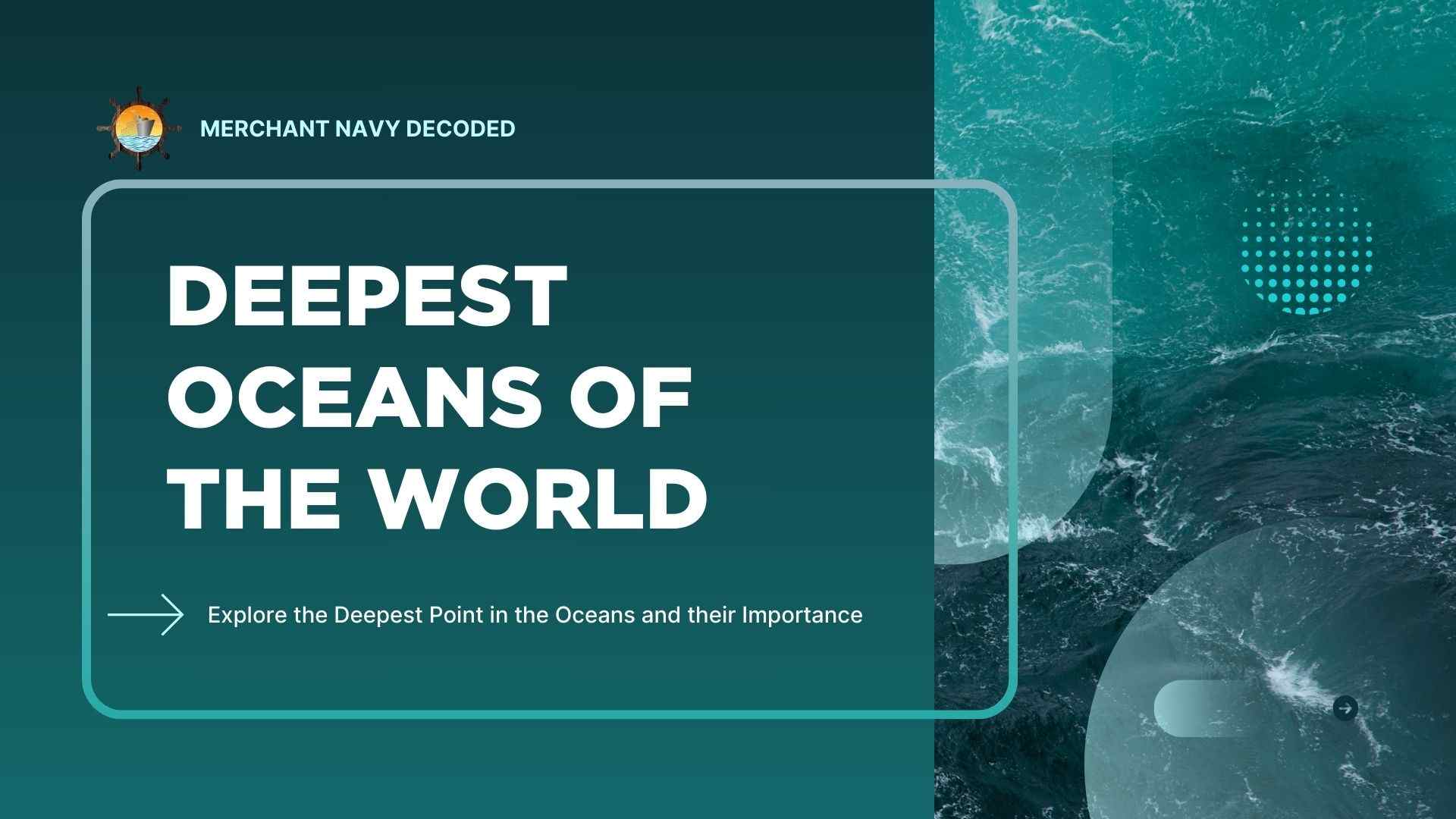 Deepest Oceans in the World